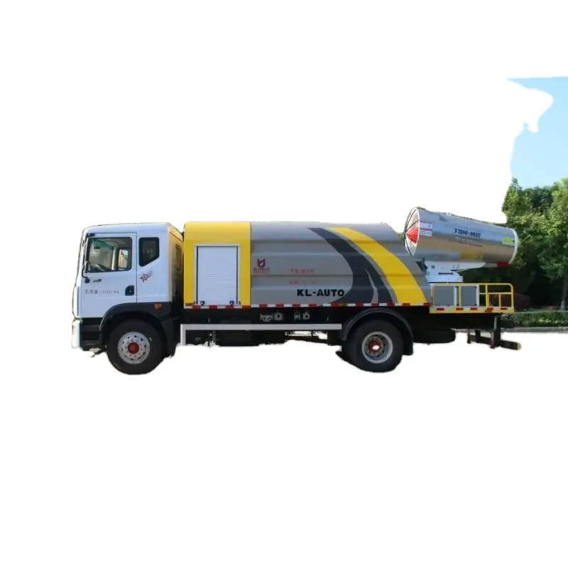 30m spraying range mist spraying water cannon tank truck 12000 liters