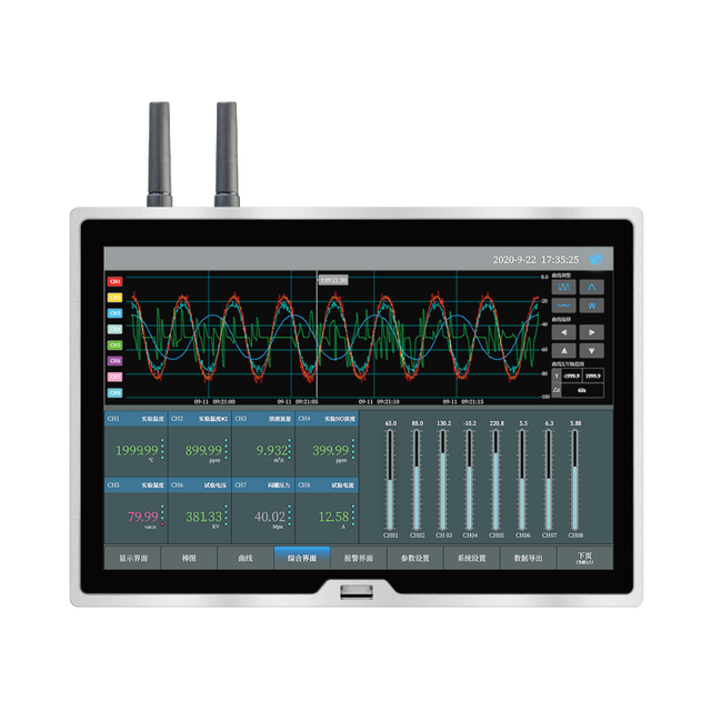 New Arrival 2022 Industrial Wireless Data Logger Temperature Humidity Universal Input Data Acquisition Module Paperless Recorder