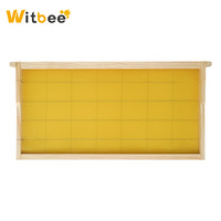 Witbee Hot Sale Beste Qualität Holz Bienenstock Rahmen mit Bienenwachs Foundation Sheet