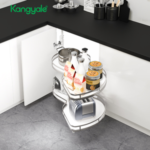 Kangyale tủ bếp & phụ kiện góc đơn vị nhà bếp Lemans kéo ra góc tủ bàn xoay - Product Image 4