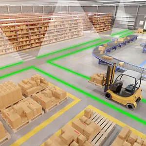 Warehouse floor striping laser Virtual Walkway Laser Line floor Marking tape Industrial Pedestrian Safety parking lines