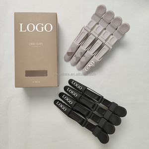 Pinzas de Plástico al por Mayor para el Cabello, Diseño de Doble Bisagra, para Salón de Belleza y Peluquería, Horquillas, Pinzas de Cocodrilo - Product Image 2