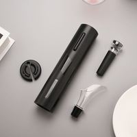 Juego de Regalo de Sacacorchos Eléctrico Automático Multifunción 4 en 1 de Acero Inoxidable Moderno, Ecológico y Duradero, Personalizable, Venta al Por Mayor
