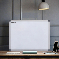 Tableau blanc magnétique en métal de petite taille personnalisé, cadre en alliage d'aluminium, tableau d'affichage pour enfants, dessin, salle de classe