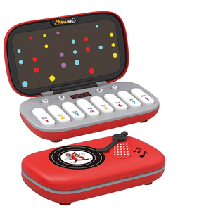 Wholesale <b>Mini</b> Plastic Electronic Pocket Piano <b>Keyboard</b> Multi-Functional Playable <b>Keyboard</b> Rhythm Game Machine Music Toy - Product Image 2