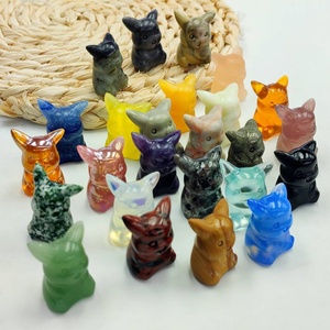 All'ingrosso della fabbrica intaglio naturale lucidato Mini cristallo Cartoon <span class=keywords><strong>Pikachu</strong></span> Pocket Monster ha ceduto per i regali di Halloween - Product Image 4