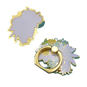 Soporte de Anillo Metálico para Teléfono, Diseño de los Cazafantasmas, Aleación de Zinc Dorada, para Escritorio - Product Image 5