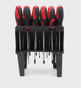 Jeu de tournevis multifonctionnel de 26 pièces avec support de rangement mural excellents outils de travail pour atelier réparation à domicile - Product Image 2