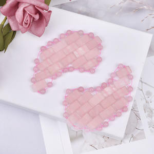 Novos cuidados com a pele e beleza saudável ferramenta Natural Pink Rose Quartz Jade <span class=keywords><strong>Eye</strong></span> <span class=keywords><strong>patch</strong></span> para <span class=keywords><strong>Eye</strong></span> Cooling - Product Image 1