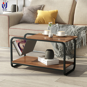 طاولات قهوة حديثة بتصميم رف للمنزل - Product Image 3