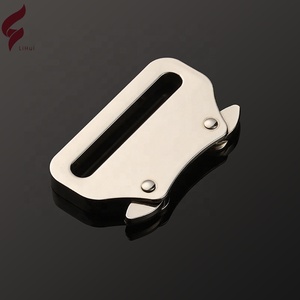 Lihui Zinklegierung Nickelfreie Sicherheitsschnalle Verstellbare Schnellverschluss-Schnalle Maßgefertigte Haustierhalsband-Schnalle für Gepäckgurte - Product Image 3