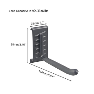 Hot bán Nhà Máy Giá bốn-inch móc đơn & Tường Tổ chức tường hiển thị móc - Product Image 3