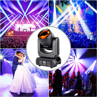 Vente directe d'usine 150W tête mobile rayonnant blanc 6 + 12 facettes prisme professionnel LED faisceau Disco fête lumières de scène