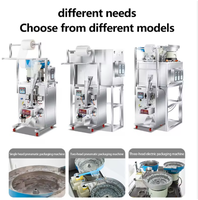 Machine de comptage et d'emballage automatique en acier inoxydable pour petites pièces, vis, écrous, boulons, avec fonction de comptage quantitatif et de scellage de sacs