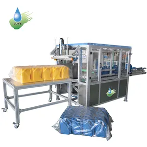 automatic plastic hdpe bottle jar jerry can bagging packing bagger baler machine price