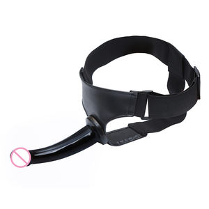 Pantalon gode en cuir pour pénis artificiel gode lesbien avec ceinture 18 jouets sexuels - Product Image 1