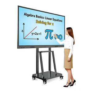 Pizarra Interactiva Inteligente de 85/86 Pulgadas con Panel Plano Electrónico, 4K, 120Hz, Control Táctil de 20 Puntos, para Conferencias - Product Image 1