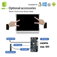 Panel LCD AUO 10.4'' 1024x768 LVDS 30 Pin G104XVN01.0 Layar IPS Pengukuran Industri Layar LCD 10.4 Inci