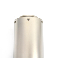 Nuovo Silenziatore Universale per Moto in Acciaio Inox 51mm 60mm, Sistema di Scarico Posteriore