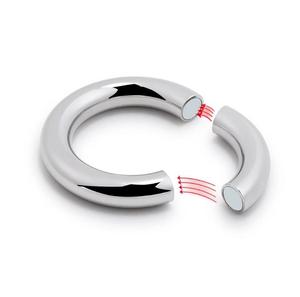 Anello Penieno Magnetico in Acciaio Inox per Bondage SM, Stretcher per Testicoli Pesante, Giocattoli Sessuali per Uomini - Product Image 1