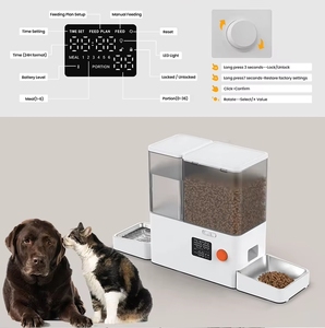Distributore Automatico Integrato di Acqua e Cibo per Animali Domestici con Doppia Alimentazione, Anti-Ribaltamento, WiFi, Separazione Cibo Secco e Umido, in Plastica Resistente - Product Image 6