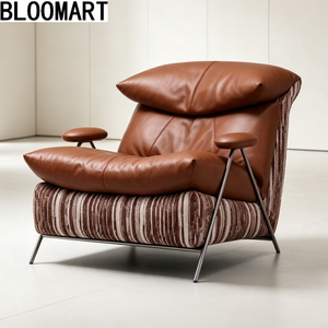 Nouveau <span class=keywords><strong>fauteuil</strong></span> design <span class=keywords><strong>haut</strong></span> <span class=keywords><strong>de</strong></span> <span class=keywords><strong>gamme</strong></span> en cuir véritable, <span class=keywords><strong>fauteuil</strong></span> d'appoint individuel pour salon, <span class=keywords><strong>fauteuil</strong></span> créatif - Product Image 3