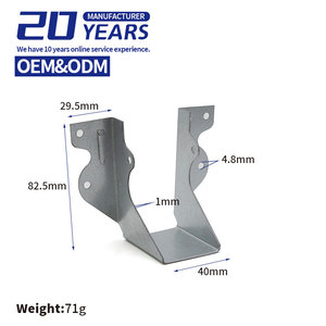 Tùy chỉnh kim loại và gỗ gỗ joist móc Góc chân đế cho gỗ mạnh mẽ kết nối - Product Image 2