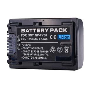 Batterie NP-FV50 pour <span class=keywords><strong>caméscope</strong></span> <span class=keywords><strong>SONY</strong></span> <span class=keywords><strong>Handycam</strong></span> NP-FV30 NP-FV70 NP-FV100 DCR-DVD405 6.8V 1050mAh 7.14Wh - Product Image 3