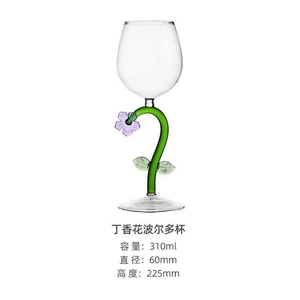 M Plant Goblet Crystal Glass Creative Wedding Party Cristalería Degustación de vino Copas Flower <span class=keywords><strong>Bordeaux</strong></span> Champagne Cup - Product Image 5