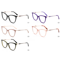 BONA Haute Qualité Unisexe Feuille Acétate Nouvelle Mode Commerce Design Lunettes Optique Lunettes Monture de Lunettes pour Femmes