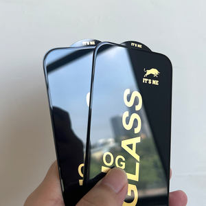 Protector de Pantalla de Vidrio Templado 3D de Alta Calidad con Impresión de Seda <span class=keywords><strong>para</strong></span> iPhone 15 16 17 Pro Max 15 Pro HD, Anti Huellas Dactilares - Product Image 3