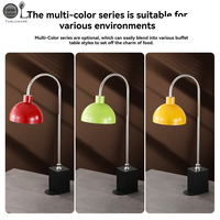Lampe chauffante alimentaire durable et sûre, multicolores, chauffage rapide, lampe de cuisine, ampoule 275W, 304ss, température réglable, économie d'énergie pour