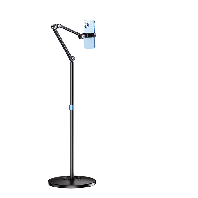 P76L Aluminum Alloy iPad Floor Adjustable Height Mobile Phone Tablet Lazy Stand Bedside Live Cantilever Folding