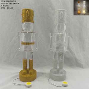 <span class=keywords><strong>2025</strong></span> Chất lượng cao giáng sinh trang trí Nhựa giáng sinh LED nutcracker Soldier cho bàn trang trí hàng đầu - Product Image 3