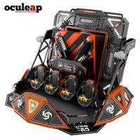 Simulador de Vuelo VR 360 2027 Robot Storm, Cine Volador con Movimiento 12D, Simulador de Montaña Rusa de 4 Asientos, Máquina de Juegos de Realidad Virtual