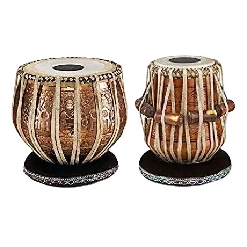 High Quality Indian musical instruments tabla musical Concert Ganesha Tabla Drum Set