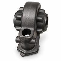 Boîtier principal de pompe hydraulique en fonte ductile OEM QT700-2 avec moulage au sable et usinage CNC pour systèmes hydrauliques de précision