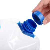 Pochette à bec verseur personnalisée en PE PA PET de qualité alimentaire sans BPA et inodore avec bouchon sécurisé pour la conservation des liquides comestibles