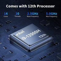 Wholesale OEM VX12 Intel Core I9 12900H Mini PC 8K Home Theater HTPC Gaming Desktop Computer Windows 11 Pro PC for Home Office