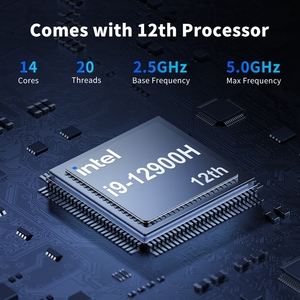 คอมพิวเตอร์ตั้งโต๊ะขนาดเล็ก VX12 Intel Core I9 12900H สำหรับโฮมเธียเตอร์ 8K HTPC เกมมิ่ง พร้อม Windows 11 Pro สำหรับใช้ในบ้านและสำนักงาน ขายส่งแบบ OEM - Product Image 2