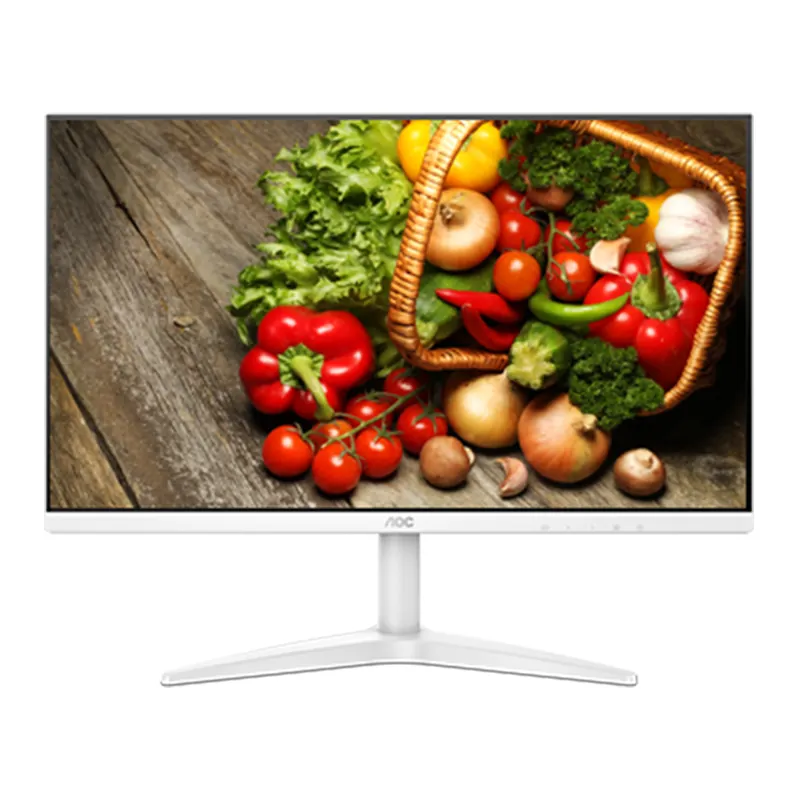 AOC 24B1XHM/WW beyaz 23.8 inç LCD monitör masaüstü VGA HDMI arayüzü için 1920*1080 çözünürlük anti-mavi ışık ekran 75Hz