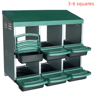 Unidades de Nidificación Apilables para Aves de Corral con Bandejas Extraíbles para Huevos, Solución de Alojamiento para Gallinas Ponedoras - Product Image 5