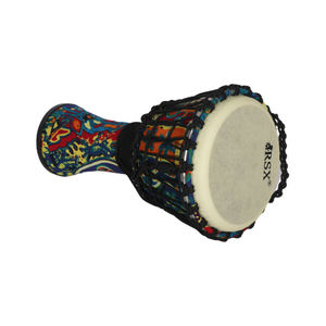 Djembe Supply Vente en gros <span class=keywords><strong>Tambour</strong></span> léger à main <span class=keywords><strong>Percussion</strong></span> <span class=keywords><strong>Tambour</strong></span> africain coloré Matériel ABS 30,5x30,5x60cm Fabriqué en Chine - Product Image 6