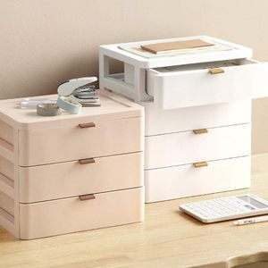 Cajones de Almacenamiento de Plástico Modernos y de Lujo con Diseño Moldeado por Inyección para la Organización de la Sala de Estar, Contenedores de Almacenamiento Ecológicos - Product Image 3