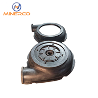 Pièces de rechange durables pour pompes à boues Minerco, directement de l'usine, certifiées ISO9001, garantie 1 an, personnalisation OEM pour l'exploitation minière