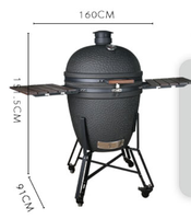 Barbecue Kamado en céramique de qualité supérieure AUPLEX de 27 pouces, pour restaurant, maison, cuisine extérieure, camping, réunions