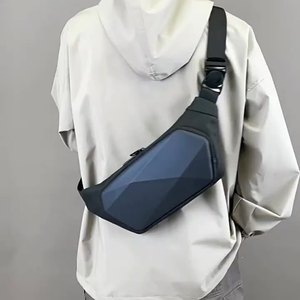 Custom Logo Waterproof Hardshell Urban Phone Crossbody Chest Bum Everywhere Belt Sling Waist <strong>Bag</strong> Fanny Pack for <strong>Men</strong> - Product Image 5