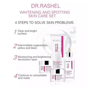 مجموعة العناية بالبشرة العضوية من د. راشيل، سيروم للوجه مضاد للشيخوخة ومرطب، يحتوي على النياسيناميد والأربوتين لتفتيح البشرة، مكونات نباتية ومعادن للبشرة - Product Image 2