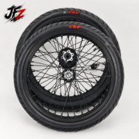 Kit de roues Supermoto 17 pouces Surron Light Bee X, jantes en aluminium CNC, haute performance, conversion/modification de moto électrique tout-terrain