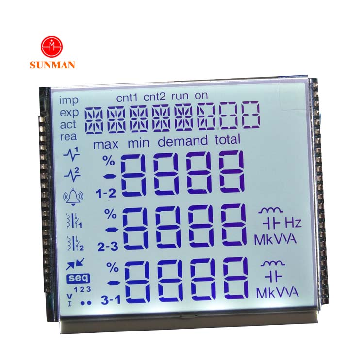 Segmented Meter Custom 7 seven 7-segment segment electric kwh power voltage electric ...